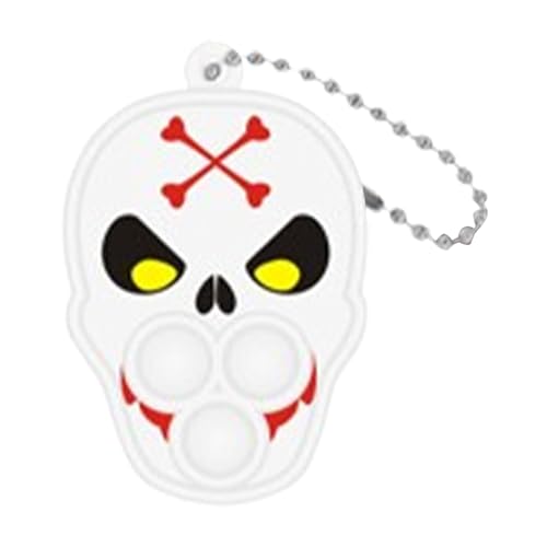 Kürbis Blase Squeeze Spielzeug Anhänger Schlüsselanhänger – Weiches Antistress Pop Effekt Gadget | Lustiger Halloween Zubehörartikel Für Kinder Erwachsene Taschen Dekoration von Ziennhu