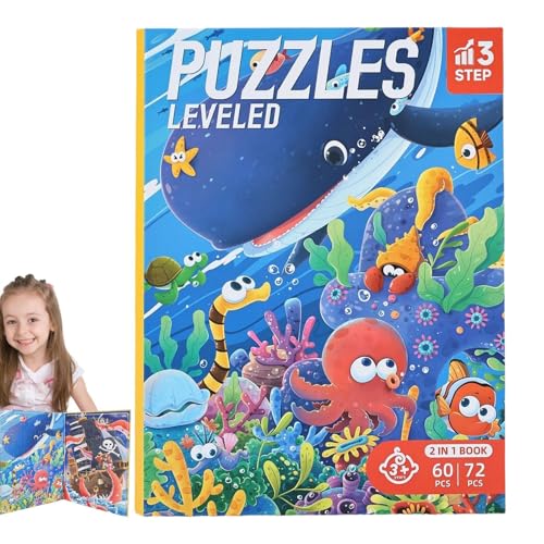Magnetisches Puzzle Buch | Magnetisches Puzzle Spielzeug,Lernspielzeug Aktivitätsspiele Für Kinder Autofahrt Geburtstagsgeschenk Reiseunterhaltung Lernspiel von Ziennhu