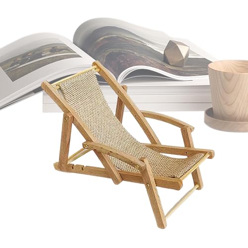 Mini Beach Stuhl - Tiny Wooden Lounge Chair | Miniaturpuppenhausmöbel | Hölzerne Miniatur -Lounge -Stühle, Puppenhausdekoration Möbel für Kinder Teenager, kleines Desktop -Ornament Model Mini Beach Stuhl - Tiny Wooden Lounge Chair | Miniaturpuppenhausmöbel | Hölzerne Miniatur -Lounge -Stühle, Puppenhausdekoration Möbel für Kinder Teenager, kleines Desktop -Ornament Model von Ziennhu