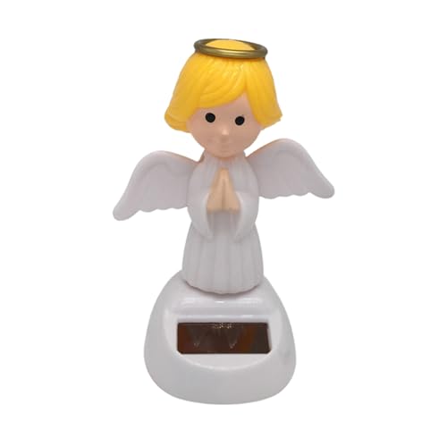 Niedliches Solar-Bobble-Kopfspielzeug | Ornamente für die Dekoration von Fahrzeugen – leichter Kaffee | Dekoration für das Büro zu Hause, lustige Geschenke für Ihn, Männer, Frauen, Freunde von Ziennhu