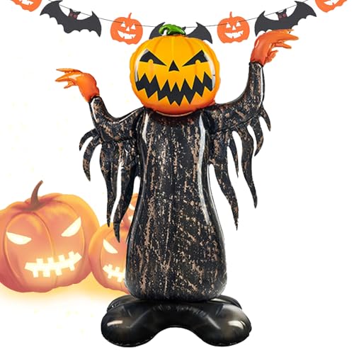Scary Halloween Ballons - Kürbisfolienballon | Foliensterne Formen Den Balloning Von 18 Zoll | Langlebige Leichte Wiederverwendbare Feste Party -Dekoration Perfekt Für Herbst Holiday Haunted House Eve Scary Halloween Ballons - Kürbisfolienballon | Foliensterne Formen Den Balloning Von 18 Zoll | Langlebige Leichte Wiederverwendbare Feste Party -Dekoration Perfekt Für Herbst Holiday Haunted House Eve von Ziennhu
