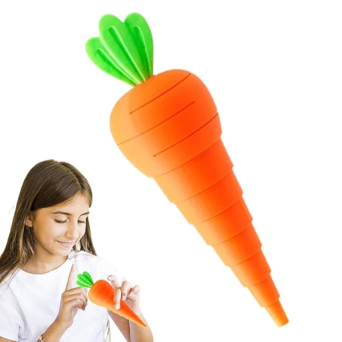 Sensorisches Spielzeug in Form einer Karotte, Anti-Stress-Spielzeug, Gemüse, interaktives Dekompressionsspielzeug Eichhörnchen, sensorisches Entlastungs-Ei, magisches Spielzeug für Sensorisches Spielzeug in Form einer Karotte, Anti-Stress-Spielzeug, Gemüse, interaktives Dekompressionsspielzeug Eichhörnchen, sensorisches Entlastungs-Ei, magisches Spielzeug für von Ziennhu