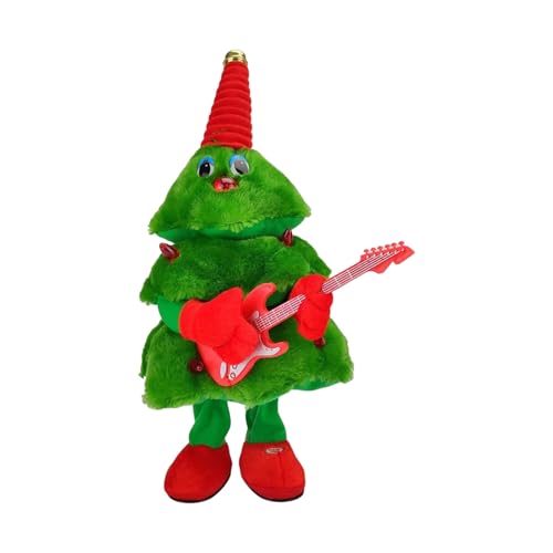 Tanzes Weihnachtsbaum - singende Plüschspielzeug, beleuchtete Weihnachtsdekoration | Elektrischer Musikfeiertag mit Lichtern, interaktive gefüllte Ornament für Kinder Mädchen Teenager, Desktop Tanzes Weihnachtsbaum - singende Plüschspielzeug, beleuchtete Weihnachtsdekoration | Elektrischer Musikfeiertag mit Lichtern, interaktive gefüllte Ornament für Kinder Mädchen Teenager, Desktop von Ziennhu