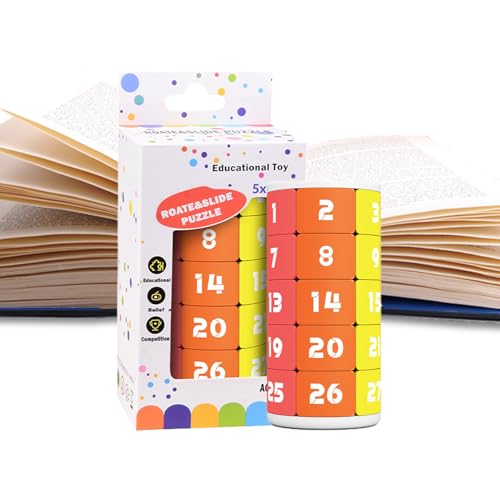 Trefl - Zugfahrt - Elemente - -Puzzle, Rotary- und Schiebeduzzle, Schiebe Digitale Rätsel auf 5 Ebenen | Bildungsspielzeug, kognitive Würfel, 3D -Rätsel für Kinder im Alter von 3 bis 8 Jahren von Ziennhu