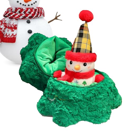 Weihnachtsbaumplüsch - 15.75x7,87 Zoll Weichgefülltes Urlaubsspielzeug | Netter Weihnachtsmann mit Baumwollfüllung, Singen, tanzende Weihnachtsbaumpuppe mit Lichtern für Kinderzimmer, Auto, Ba Weihnachtsbaumplüsch - 15.75x7,87 Zoll Weichgefülltes Urlaubsspielzeug | Netter Weihnachtsmann mit Baumwollfüllung, Singen, tanzende Weihnachtsbaumpuppe mit Lichtern für Kinderzimmer, Auto, Ba von Ziennhu