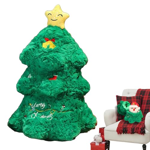 Weihnachtsbaumplüsch - 15.75x7,87 Zoll Weichgefülltes Urlaubsspielzeug | Netter Weihnachtsmann mit Baumwollfüllung, Singen, tanzende Weihnachtsbaumpuppe mit Lichtern für Kinderzimmer, Auto, Ba Weihnachtsbaumplüsch - 15.75x7,87 Zoll Weichgefülltes Urlaubsspielzeug | Netter Weihnachtsmann mit Baumwollfüllung, Singen, tanzende Weihnachtsbaumpuppe mit Lichtern für Kinderzimmer, Auto, Ba von Ziennhu