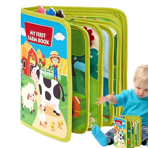 Ziennhu Beschäftigungsspielzeug | 3D Bauernhof Szene Activity-Buch Für Kinder,Leise Spielen Entwicklungsaktivität Frühkindliche Bildung Für Zuhause Unterwegs Kinderzimmer Wohnzimmer Kinder Ziennhu Beschäftigungsspielzeug | 3D Bauernhof Szene Activity-Buch Für Kinder,Leise Spielen Entwicklungsaktivität Frühkindliche Bildung Für Zuhause Unterwegs Kinderzimmer Wohnzimmer Kinder von Ziennhu