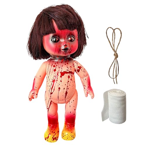 Ziennhu Halloween Weihnachtsverängstungspuppe - Horror Decor Court | Erschreckende suspendiert | Accessoires Bar Festival | Mädchen Puppen | Dunkle Atmosphäre | Erschreckende Spannungsdekoratio Ziennhu Halloween Weihnachtsverängstungspuppe - Horror Decor Court | Erschreckende suspendiert | Accessoires Bar Festival | Mädchen Puppen | Dunkle Atmosphäre | Erschreckende Spannungsdekoratio von Ziennhu