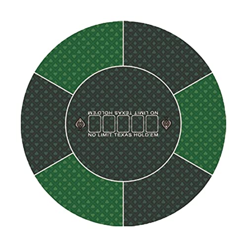 Ziennhu Pokermatte aus Gummi | Runde Texas Hold'em-Poker-Abdeckung,Poker für Tische, zusammenklappbare tragbare Pokertischplatte für Pokerspiele, Blackjack, Ziennhu Pokermatte aus Gummi | Runde Texas Hold'em-Poker-Abdeckung,Poker für Tische, zusammenklappbare tragbare Pokertischplatte für Pokerspiele, Blackjack, von Ziennhu