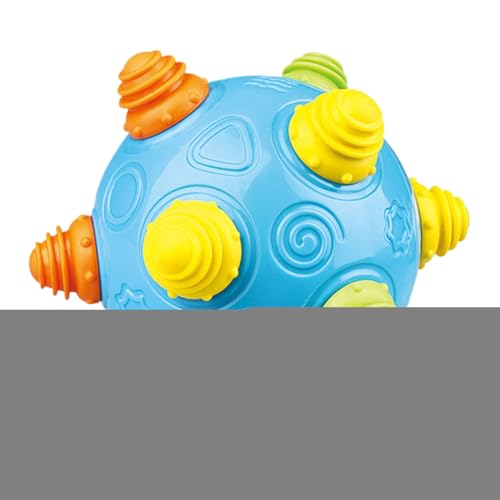Ziennhu Sensorischer Hüpfball – Balance Trainingsgerät Für Kinder – Bunter Massageball Mit Griff | Fördert Motorik Gleichgewicht Koordination | Für Therapie Schule Spielplatz von Ziennhu