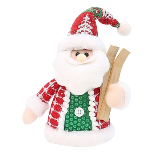Ziennhu Weihnachts Stofftier | Weihnachtsdekoration Santa Claus Elch Figuren - Weicher Festtag Spielzeug Für Weihnachten Kinder Jugendliche Erwachsene Schlafzimmer Wohnzimmer Sofa Nachttisch von Ziennhu