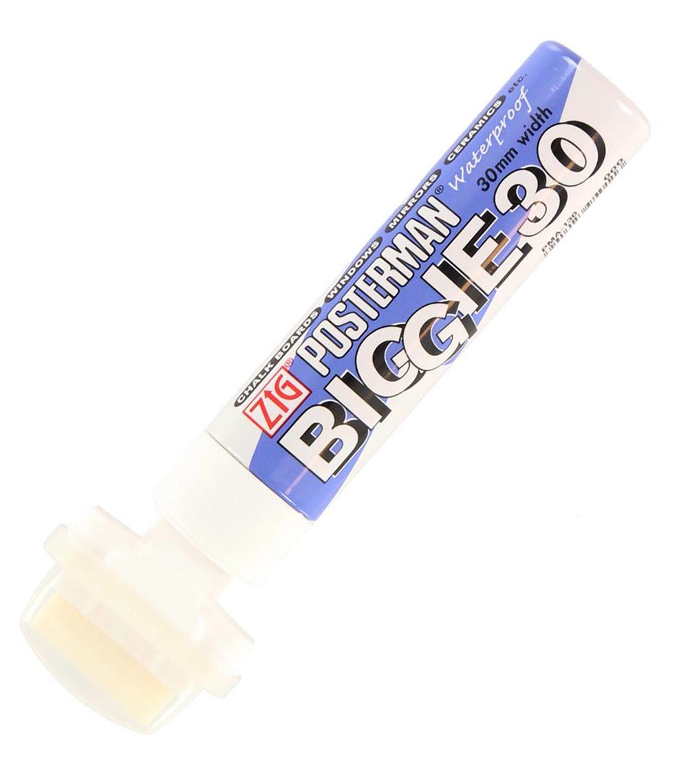 Zig Filzstifte - Biggie - 30mm - Weiß - Zig - One Size - Filzstifte Zig Filzstifte - Biggie - 30mm - Weiß - Zig - One Size - Filzstifte von Zig