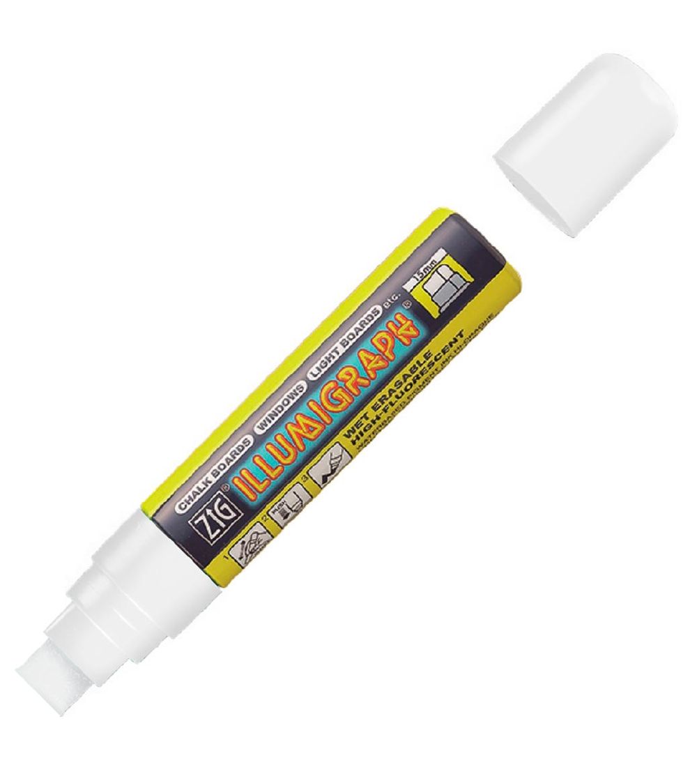 Zig Filzstifte - Illumigraph - 15 mm - Weiß - Zig - One Size - Filzstifte Zig Filzstifte - Illumigraph - 15 mm - Weiß - Zig - One Size - Filzstifte von Zig