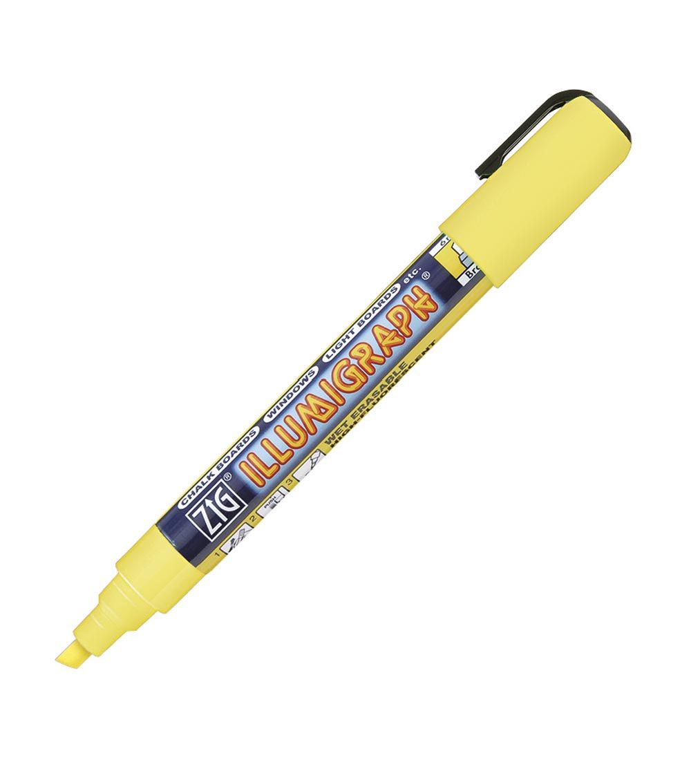 Zig Filzstifte - Illumigraph - 6 mm - Gelb - Zig - One Size - Filzstifte Zig Filzstifte - Illumigraph - 6 mm - Gelb - Zig - One Size - Filzstifte von Zig