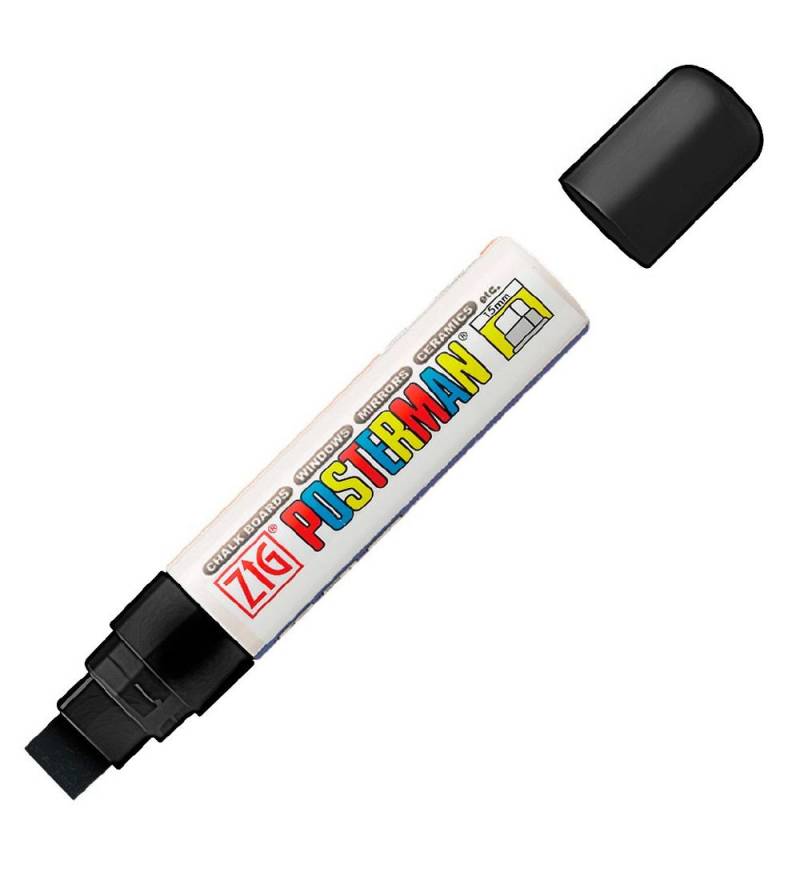 Zig Filzstifte - Wasserdicht - 15 mm - Schwarz - Zig - One Size - Filzstifte Zig Filzstifte - Wasserdicht - 15 mm - Schwarz - Zig - One Size - Filzstifte von Zig