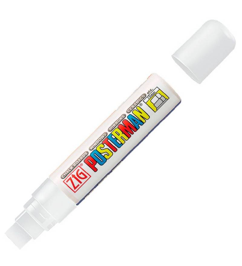 Zig Filzstifte - Wasserdicht - 15 mm - Weiß - Zig - One Size - Filzstifte Zig Filzstifte - Wasserdicht - 15 mm - Weiß - Zig - One Size - Filzstifte von Zig