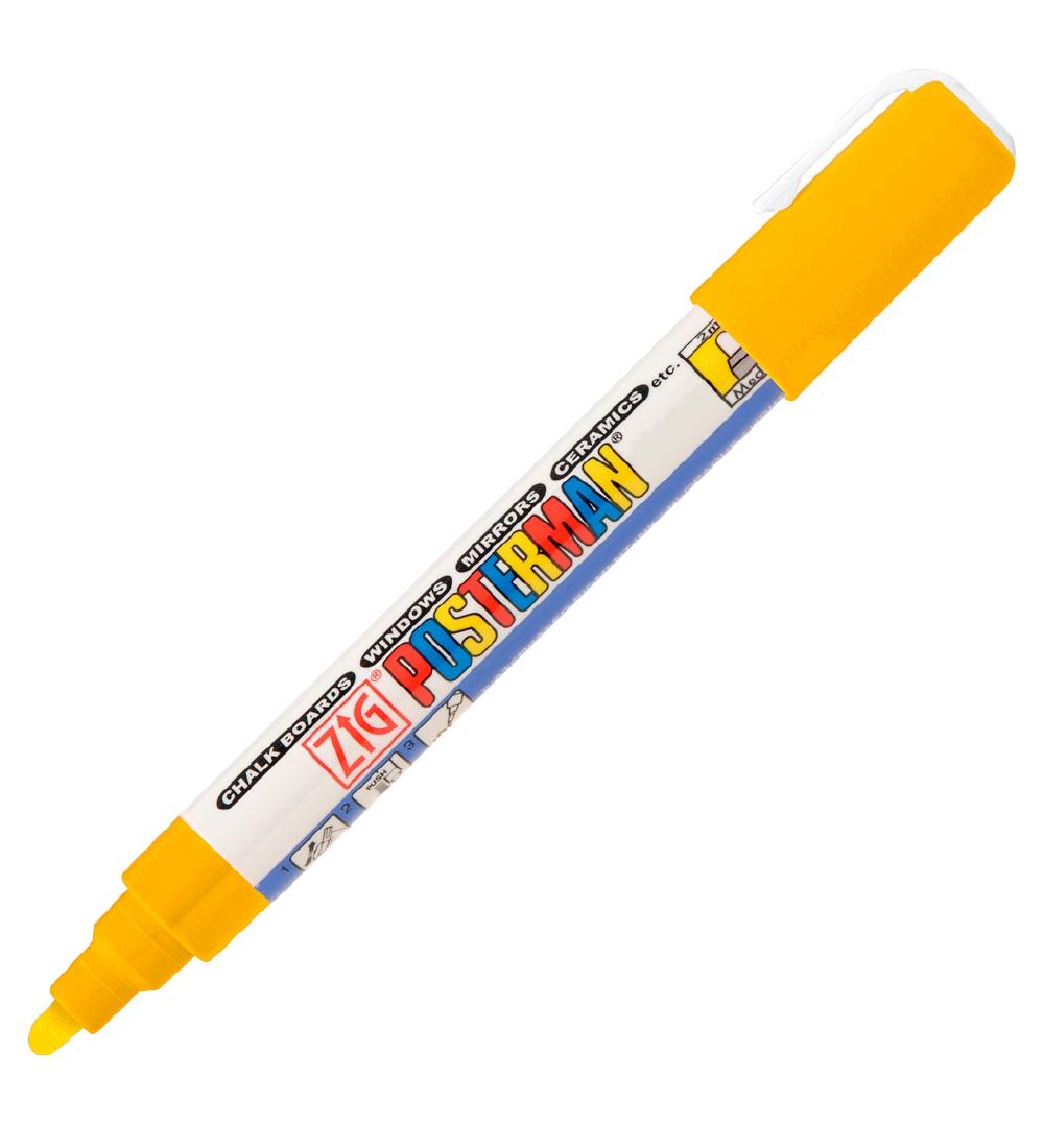 Zig Filzstifte - Wasserdicht - 2 mm - Gelb - Zig - One Size - Filzstifte Zig Filzstifte - Wasserdicht - 2 mm - Gelb - Zig - One Size - Filzstifte von Zig