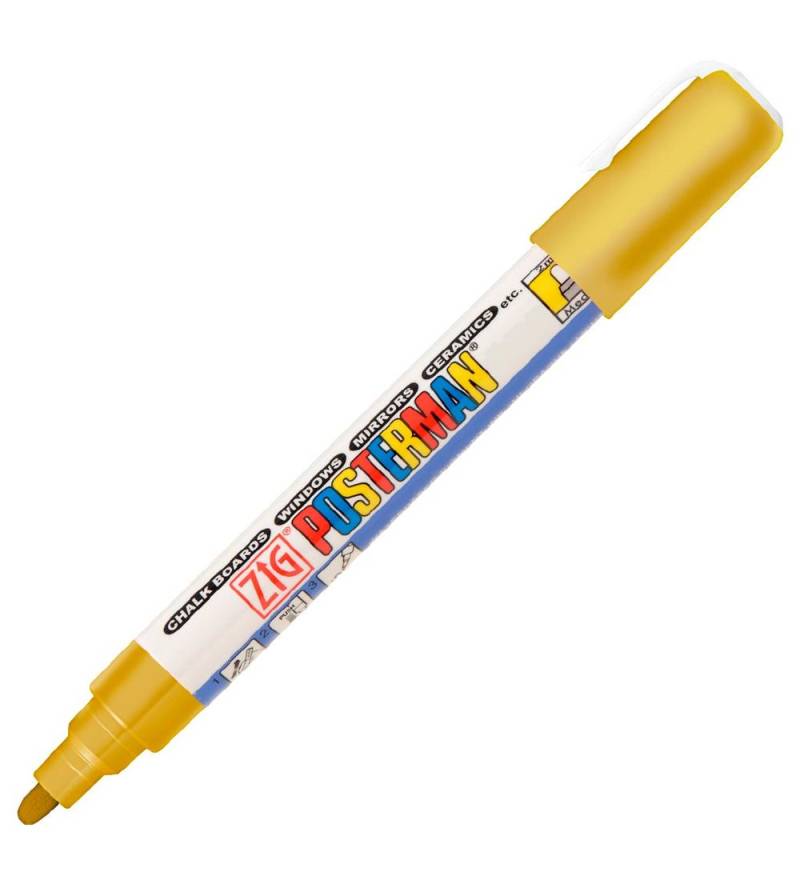 Zig Filzstifte - Wasserfest - 2 mm - Gold - Zig - One Size - Filzstifte Zig Filzstifte - Wasserfest - 2 mm - Gold - Zig - One Size - Filzstifte von Zig