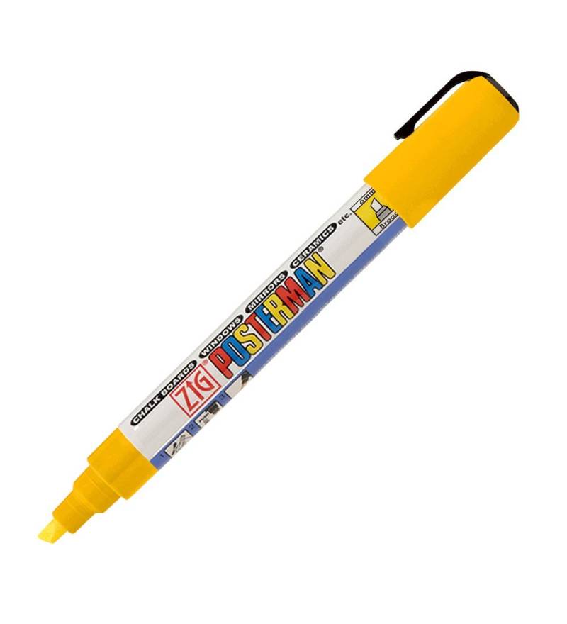 Zig Tusche - Wasserdicht - 6 mm - Gelb - Zig - One Size - Filzstifte Zig Tusche - Wasserdicht - 6 mm - Gelb - Zig - One Size - Filzstifte von Zig