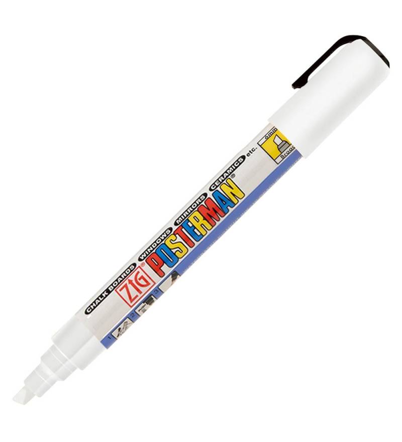 Zig Tush - Wasserdicht - 6 mm - Weiß - Zig - One Size - Filzstifte Zig Tush - Wasserdicht - 6 mm - Weiß - Zig - One Size - Filzstifte von Zig