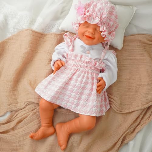 Zilasegy Babypuppe aus Silikon, 45,7 cm, realistische Babypuppe für Neugeborene, kein Vinyl, 1:1, lebensechte Reborn-Schlafpuppen für Kinder ab 3 Jahren Zilasegy Babypuppe aus Silikon, 45,7 cm, realistische Babypuppe für Neugeborene, kein Vinyl, 1:1, lebensechte Reborn-Schlafpuppen für Kinder ab 3 Jahren von Zilasegy
