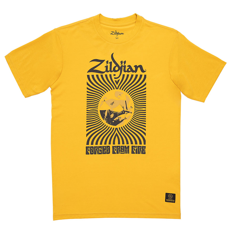 Zildjian 400th Anniversary, 60s Yellow Rock Tee Large T-Shirt Zildjian 400th Anniversary, 60s Yellow Rock Tee Large T-Shirt von Zildjian