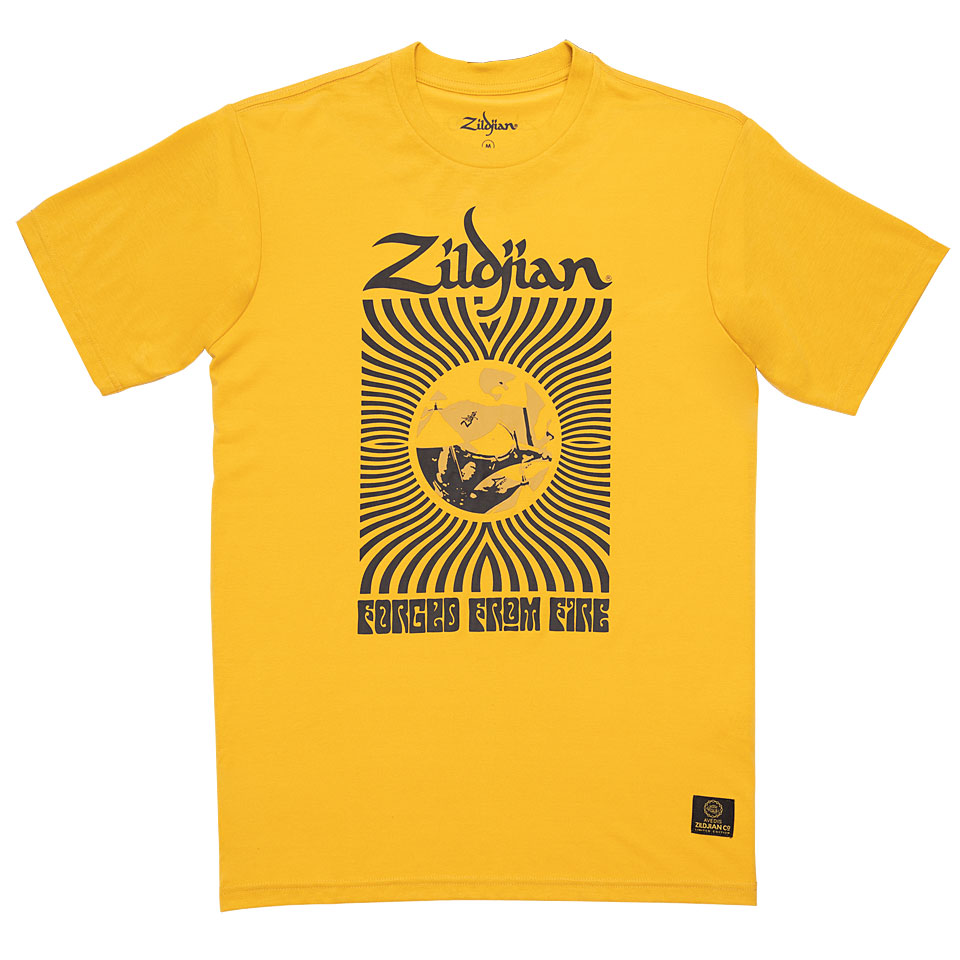 Zildjian 400th Anniversary, 60s Yellow Rock Tee Medium T-Shirt Zildjian 400th Anniversary, 60s Yellow Rock Tee Medium T-Shirt von Zildjian