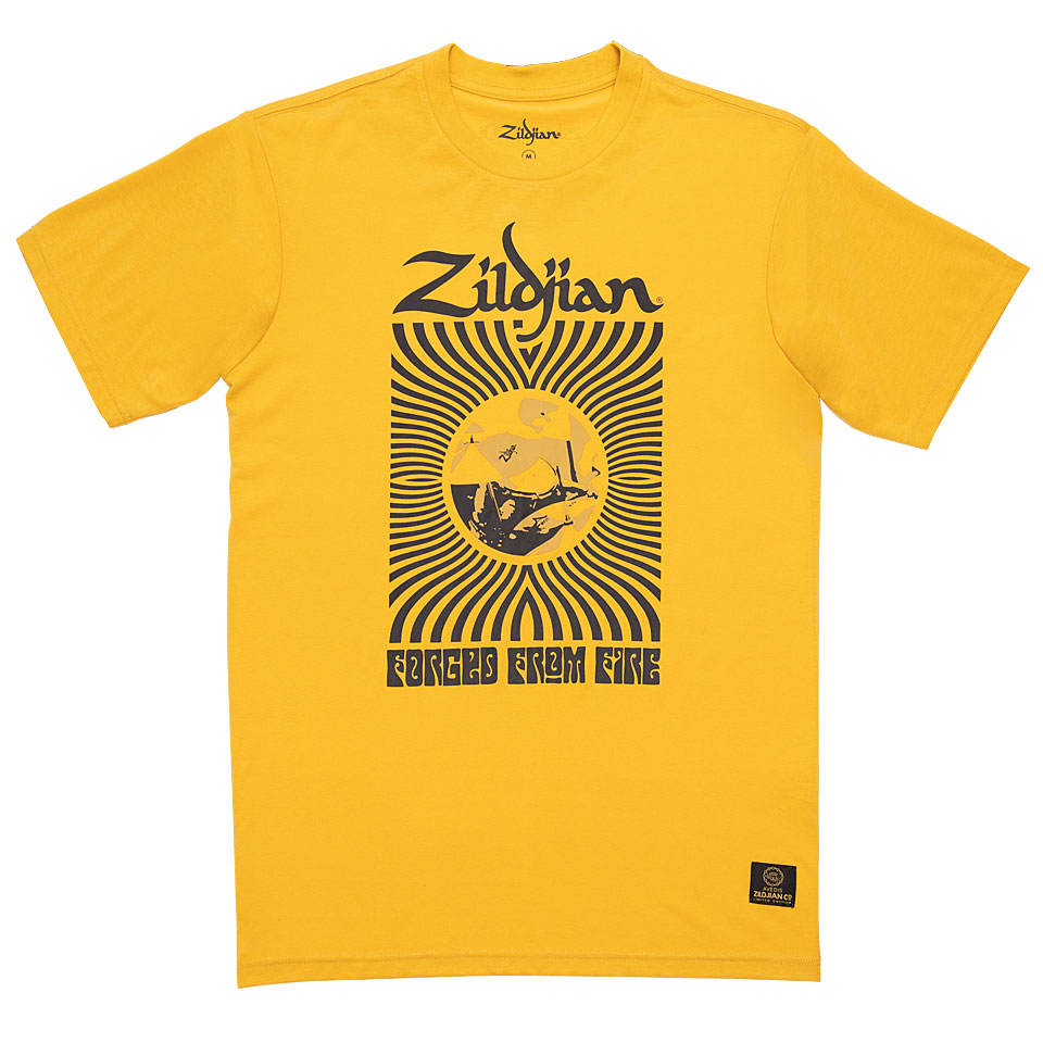 Zildjian 400th Anniversary, 60s Yellow Rock Tee Small T-Shirt Zildjian 400th Anniversary, 60s Yellow Rock Tee Small T-Shirt von Zildjian