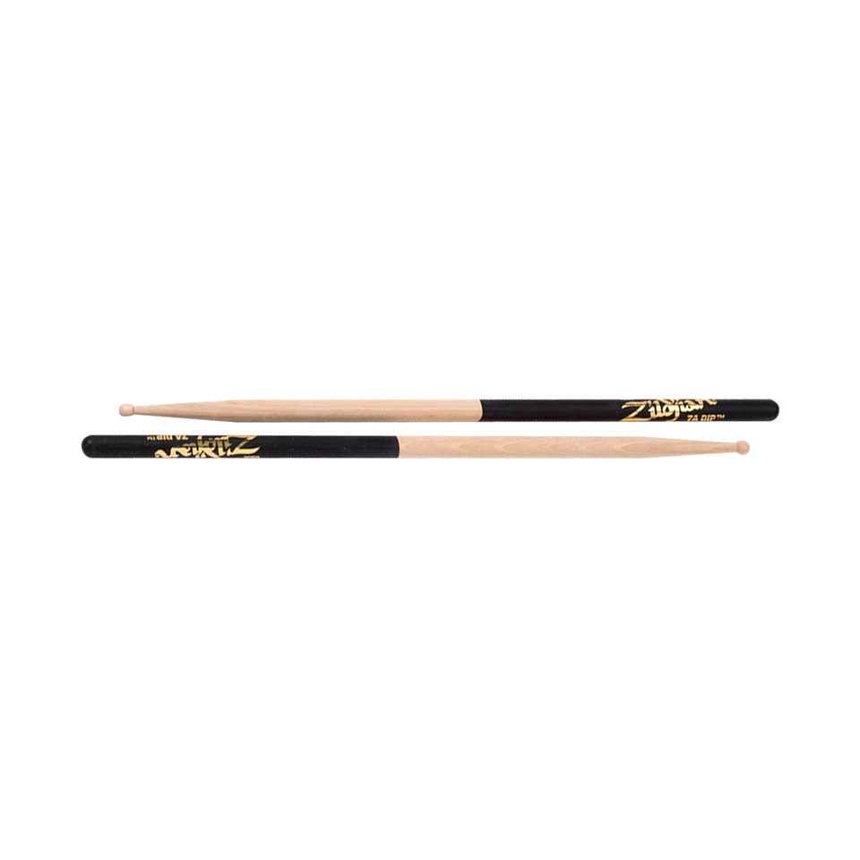 Zildjian 7A Wood Black DIP Drumsticks von Zildjian