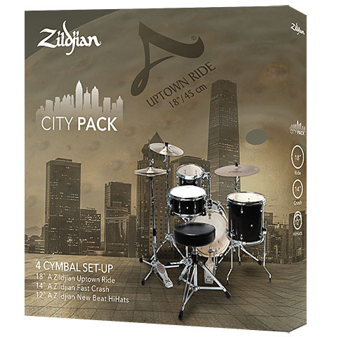 Zildjian A CITYP248 City Pack 12"/14"/18" Becken-Set von Zildjian