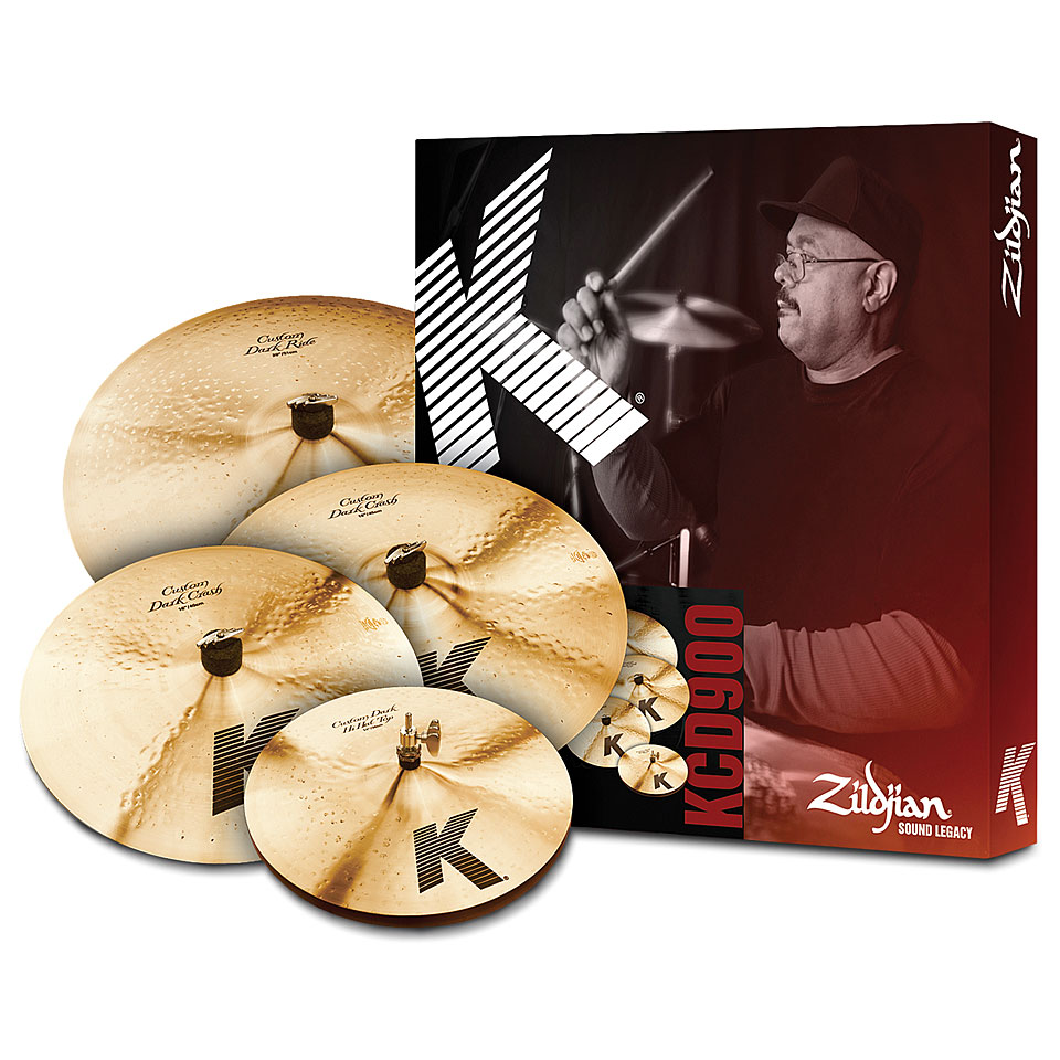 Zildjian K Custom Dark KCD900 Box 14/16/18/20 Becken-Set von Zildjian