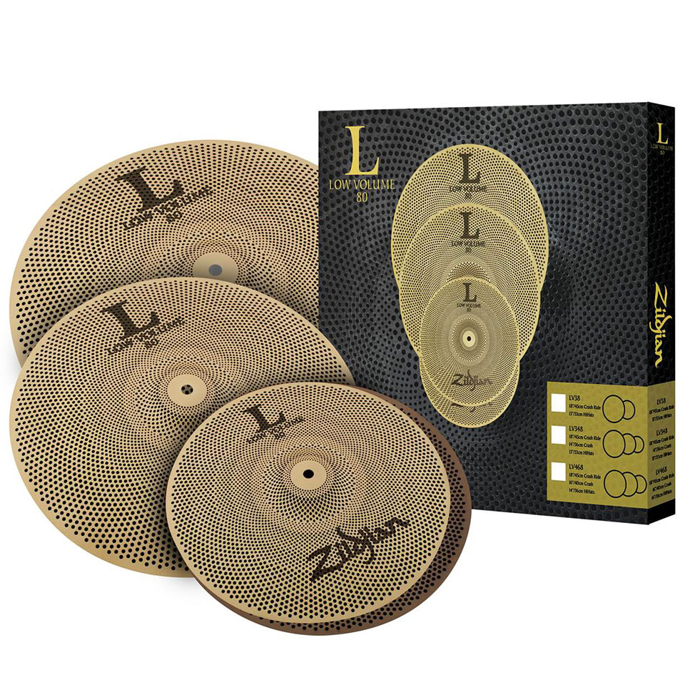 Zildjian L80 Low Volume LV468 Becken-Set Zildjian L80 Low Volume LV468 Becken-Set von Zildjian
