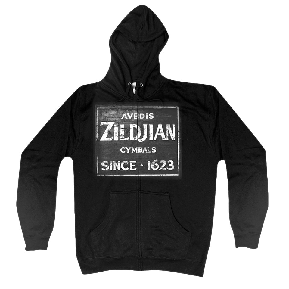 Zildjian Quincy Vintage Sign T4641 Zip Hoodie S Hood Zip Zildjian Quincy Vintage Sign T4641 Zip Hoodie S Hood Zip von Zildjian