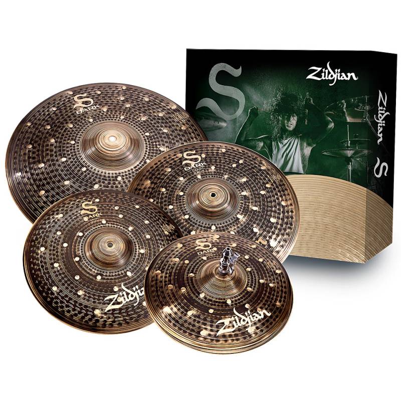 Zildjian S Dark SD4680 Cymbal Set 14"/16"/18"/20" Becken-Set von Zildjian