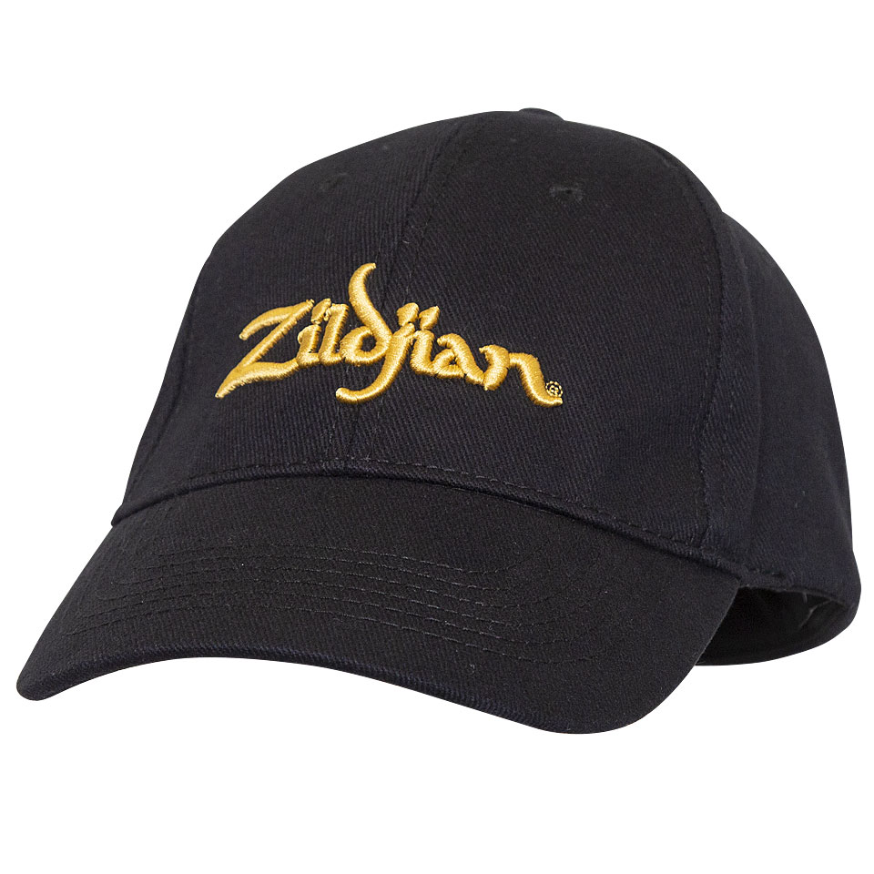 Zildjian T3241 Black Baseball Cap Gold Logo Cap von Zildjian