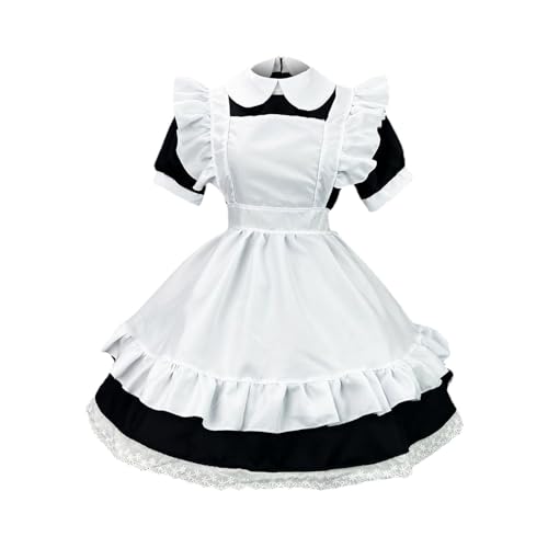 Zilosconcy Maid Cosplay, Maid Dress Damen French Anime Cosplay Kleid Klassisches Japanisches Sissy Dienstmädchen Kostüm Halloween Lolita Niedliche Outfit-Hohle Herzform Outfit Zilosconcy Maid Cosplay, Maid Dress Damen French Anime Cosplay Kleid Klassisches Japanisches Sissy Dienstmädchen Kostüm Halloween Lolita Niedliche Outfit-Hohle Herzform Outfit von Zilosconcy