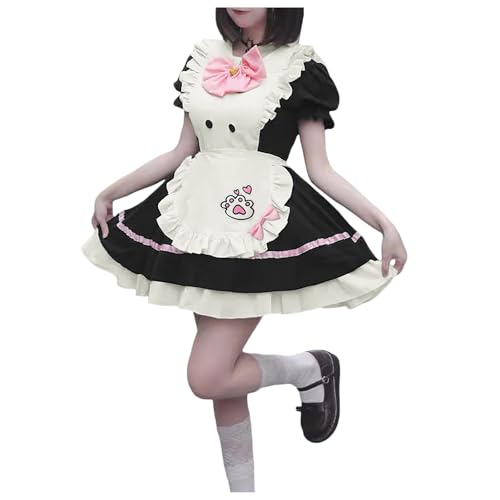 Zilosconcy Maid Cosplay, Maid Dress Damen Japanisches Anime Sissy French Niedliche Cosplay Kleid Schürze Kostümset Lolita Outfit Dienstmädchen Kostüm Halloween Outfit-Hohle Herzform Zilosconcy Maid Cosplay, Maid Dress Damen Japanisches Anime Sissy French Niedliche Cosplay Kleid Schürze Kostümset Lolita Outfit Dienstmädchen Kostüm Halloween Outfit-Hohle Herzform von Zilosconcy