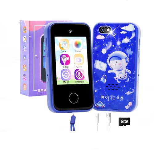 Kinder Handy for 3-8 Jahre,Smartphone und Lernspielzeug für Kleinkinder (Blue) Kinder Handy for 3-8 Jahre,Smartphone und Lernspielzeug für Kleinkinder (Blue) von Zilynhom