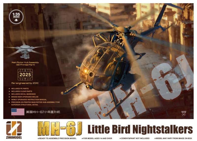 MH-6J Little Bird Nightstalkers MH-6J Little Bird Nightstalkers von Zimi Model