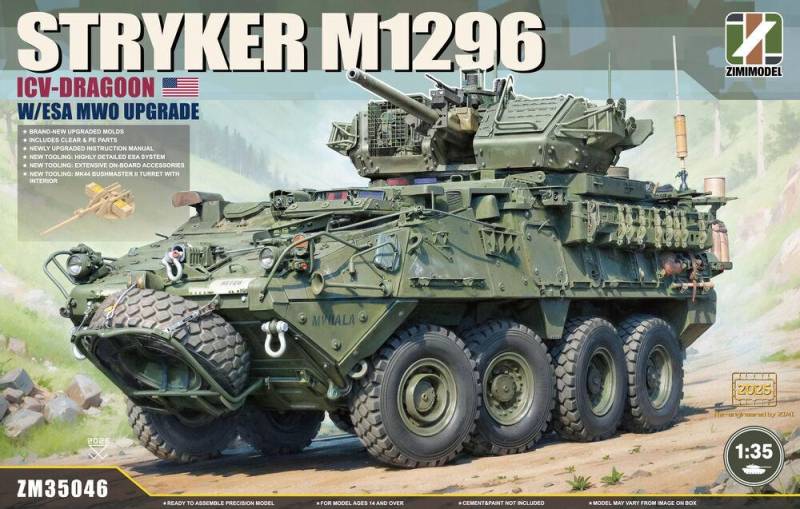 Stryker M1296 ICV-Dragoon with ESA MWO Upgrade von Zimi Model