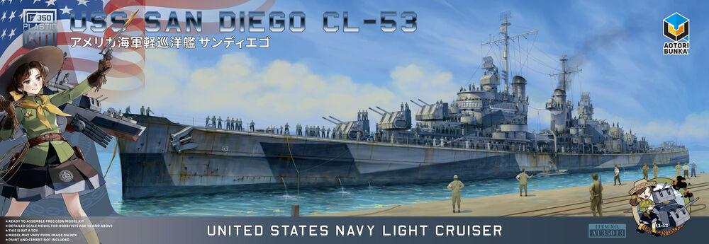 USS San Diego CL-53 (Atori Brand) von Zimi Model