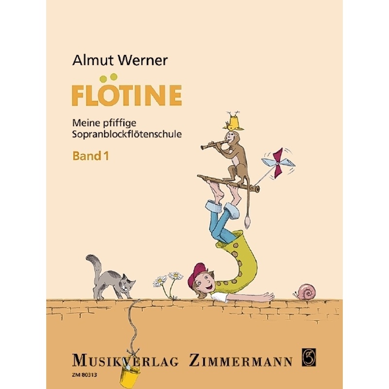 Flötine, Blockflötenschule.Bd.1 von Zimmermann Musikverlag