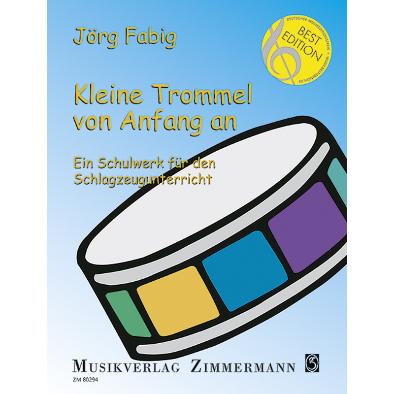 Kleine Trommel von Anfang an von Zimmermann Musikverlag