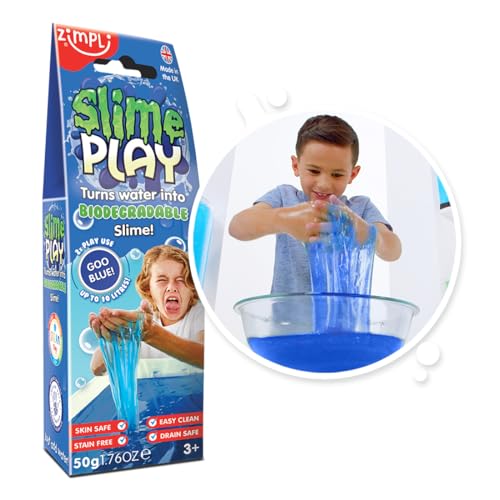 Gelli Slime Play Goo Blue Turn Water into Gooey Slime Activity Toy von Zimpli Kids