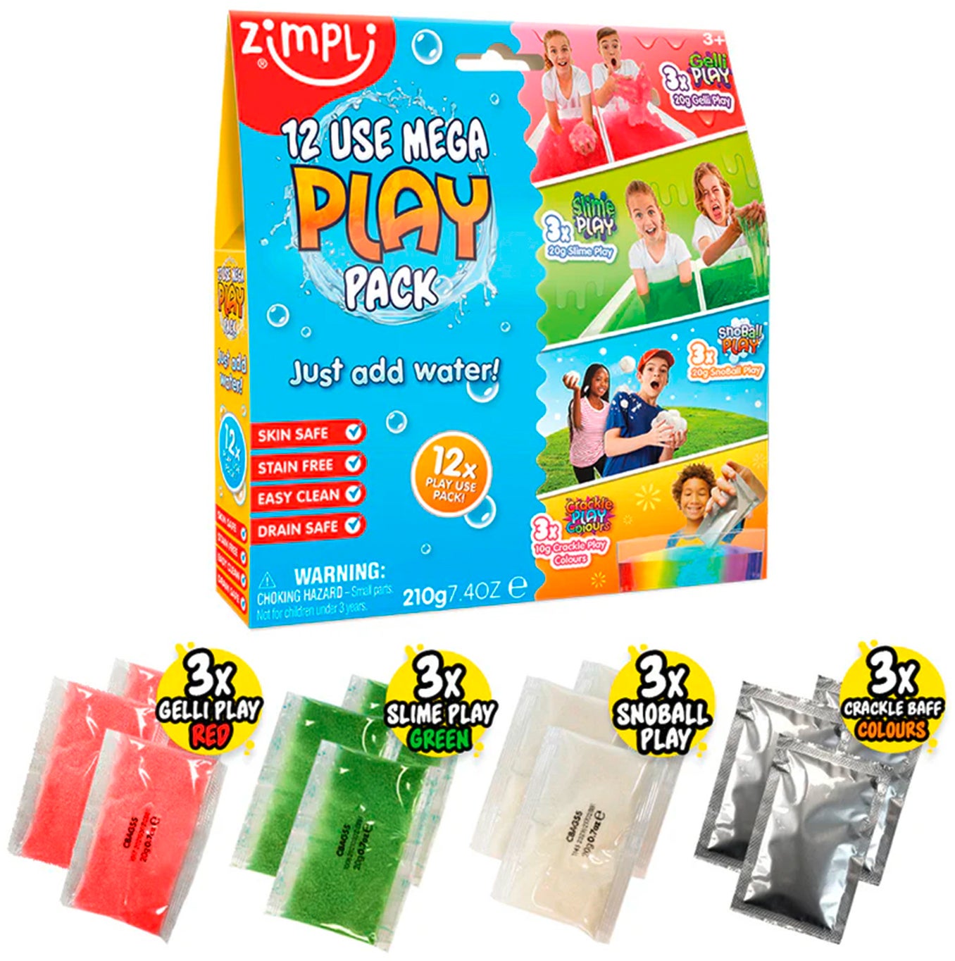 Zimpli Kids Mega Play Spielset 12er-Pack Zimpli Kids Mega Play Spielset 12er-Pack von Zimpli Kids