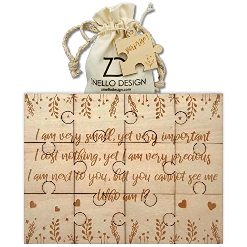 Holz-Schwangerschaftsankündigung-Puzzle,Originelles und personalisiertes Puzzle Geschenkidee für zukünftigen Vater, Großmutter, Patenvater,lustige und einzigartige Geburtsankündigung an Ihre Familie Holz-Schwangerschaftsankündigung-Puzzle,Originelles und personalisiertes Puzzle Geschenkidee für zukünftigen Vater, Großmutter, Patenvater,lustige und einzigartige Geburtsankündigung an Ihre Familie von Zinello Design
