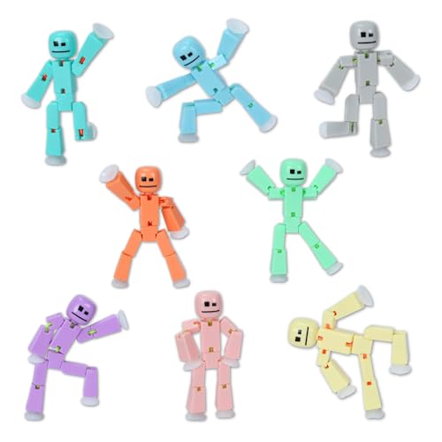 Zing Stikbot 8er-Pack – Pastell-Spezial: Sammelfiguren, Stop-Motion-Animation, ab 4 Jahren Zing Stikbot 8er-Pack – Pastell-Spezial: Sammelfiguren, Stop-Motion-Animation, ab 4 Jahren von Zing