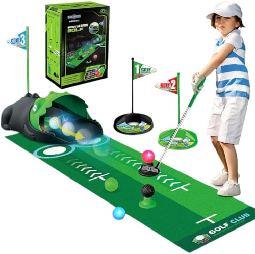 Minigolf Set Spielzeug für Kinder, mini Golf Set Indoor, Golfkoffer Spiel Indoor und Outdoor Spielzeug für Mädchen und Jungen Minigolf Set Spielzeug für Kinder, mini Golf Set Indoor, Golfkoffer Spiel Indoor und Outdoor Spielzeug für Mädchen und Jungen von Zinueen