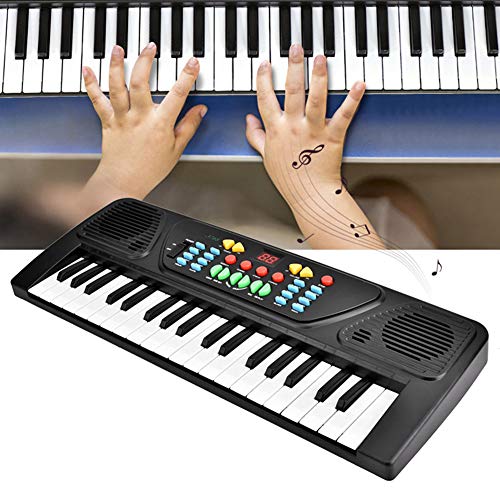 37 – Digitalpiano, Musikinstrumente für Spielzeug, elektrisches Klavier, digitales Instrument für Kinder, Spielzeug, Mikrofon, batteriebetrieben 37 – Digitalpiano, Musikinstrumente für Spielzeug, elektrisches Klavier, digitales Instrument für Kinder, Spielzeug, Mikrofon, batteriebetrieben von Zisemeil