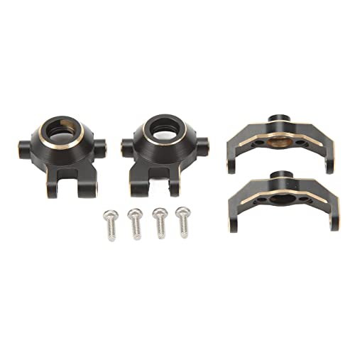 Lenkbecher aus Messing, Sitz C für TRX4M 1/18 RC, Upgrade Teile für ferngesteuertes Auto, Lenkbecher aus Messing, Schwarz von Zisemeil